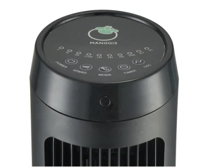 Enfriador de aire de oscilación de la casa torre eléctrica ventilador con control remoto
