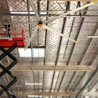 Hvls ventilación Industrial Ventilador de techo refrigerador de aire con volumen alto Y baja velocidad