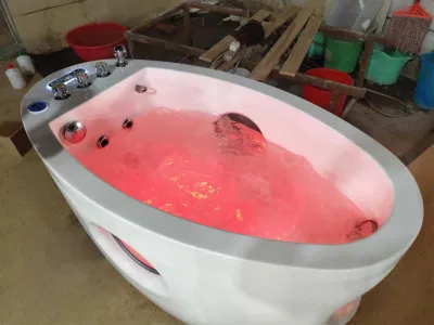  Moderno, con coloridos chorro de aire Baño de burbujas bañera para PET