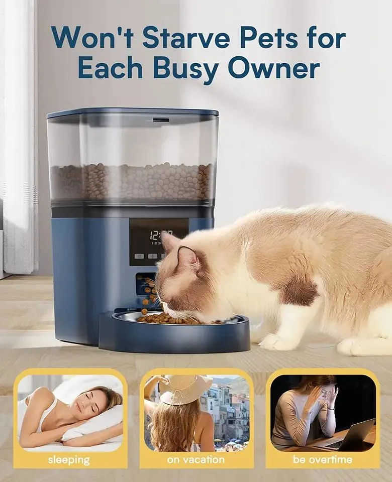 Automatic Pet Feeder 4L Capacity Smart Pet Food Dispenser