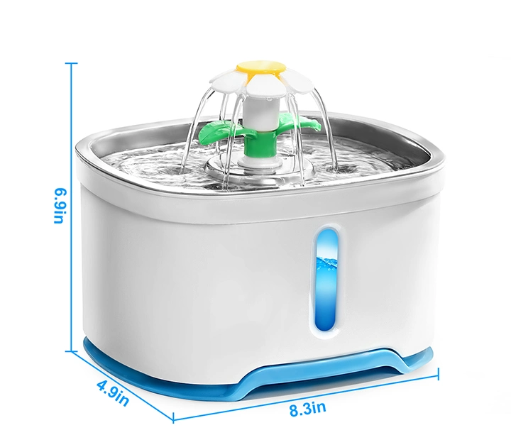 New Arrival Pet Water Feeder Automatic Stainless Steel Pet Dog Water Dispenser Smart Indoor Water Fountain