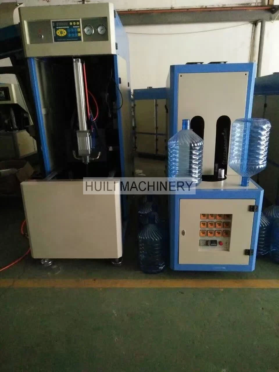 Semi Automatic Pet Preform Blowing Machine 19 Liters 20 Litres Plastic Bottle Blower