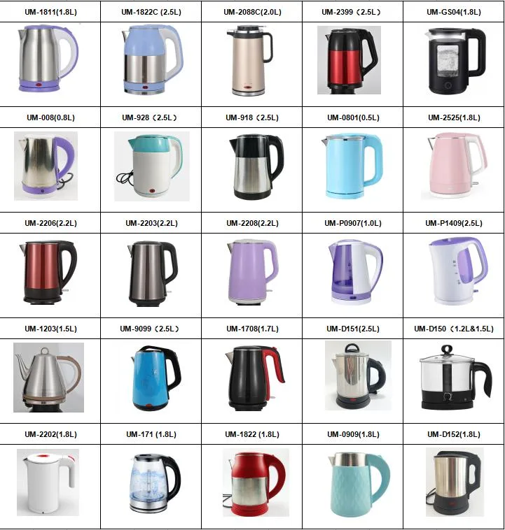 Home Appliance OEM Customize Stainless Steel Water Electric Kettle 1.8L