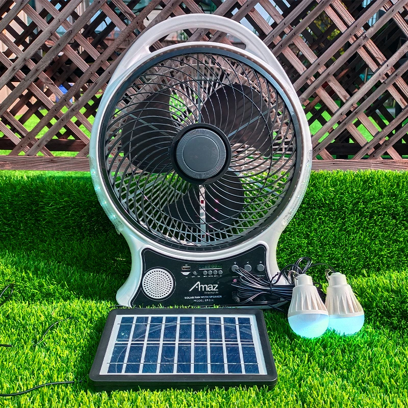 Manufacture Solar Table Fan Multi-Function Solar Fan