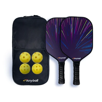 Pickleball Rackets Designed for Traction and Stability Fiberglass Paddle Outdoor Indoor