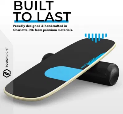  High Quality Indoor Wooden Skateboard Surfboard Balance Board Exercise Training