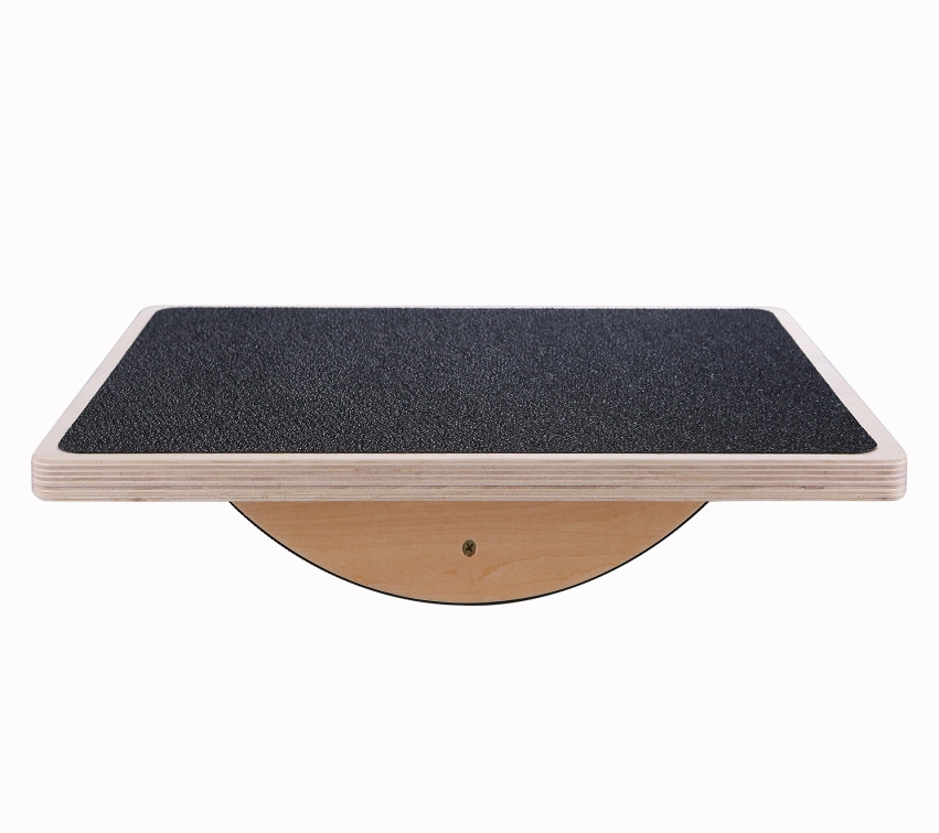 Fitness Training Yoga Exercise Wooden Wobble Balance Board