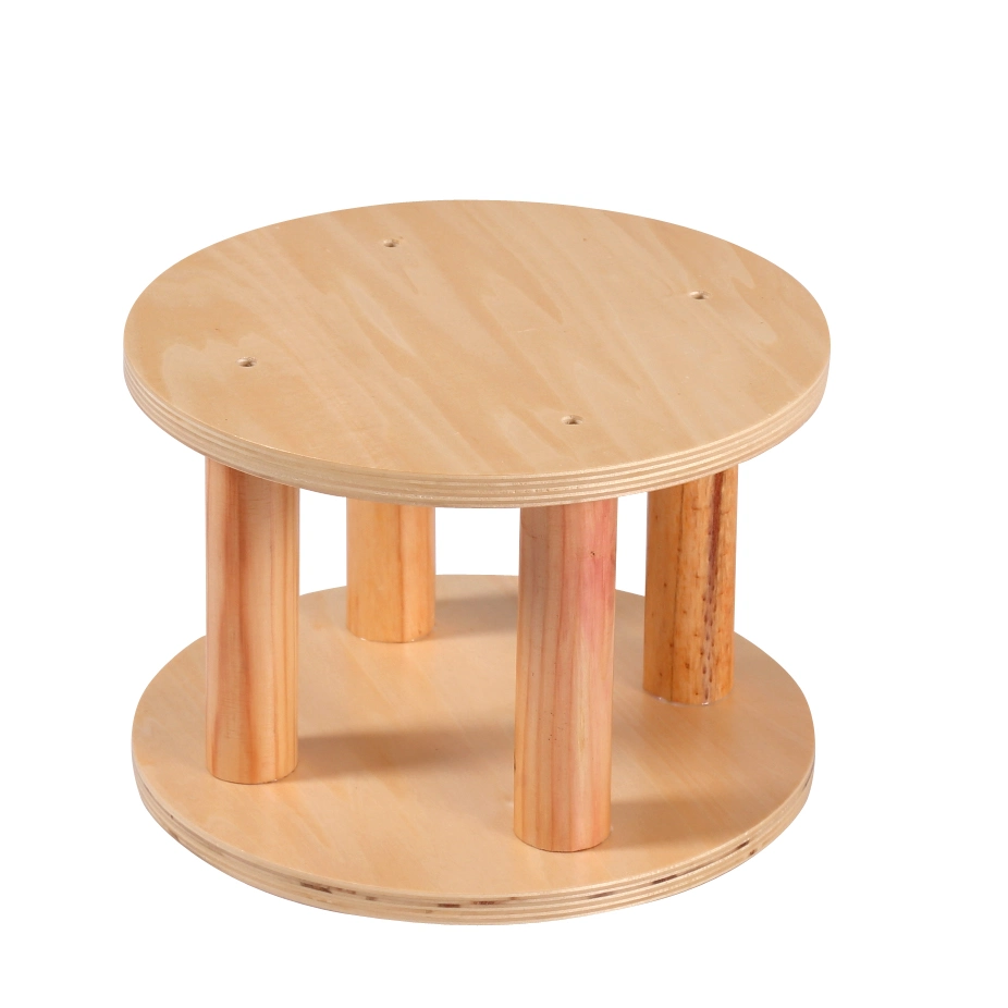 Factory Hot Selling Wooden Stool Shape Balance Board for Children