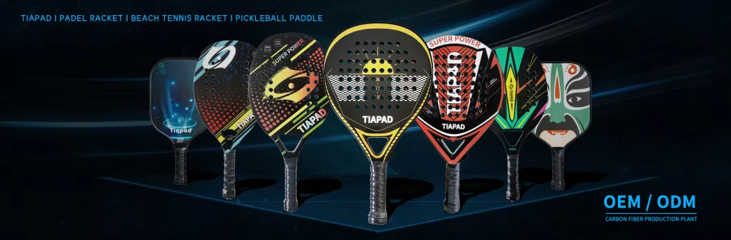 Top Sale Customised Logo Pickleball Paddles Carbon Fiber Pickleball Paddle Pickleball Set Pickleball Hollow 26 Holes Balls