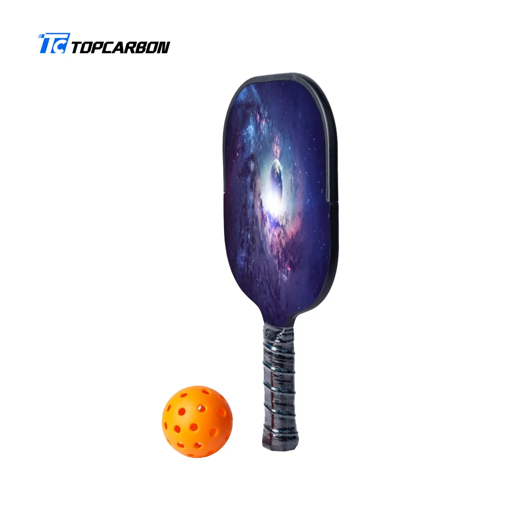 High-End Full Toray Carbon Hot-Molding Integrated Edgeless Pickleball Paddle