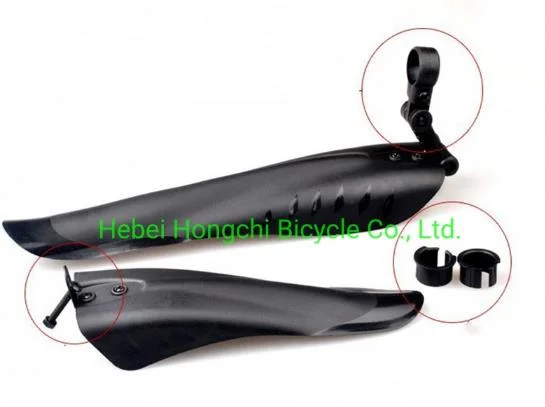 Black Bicycle Mudguard Easy to Install on The Bike