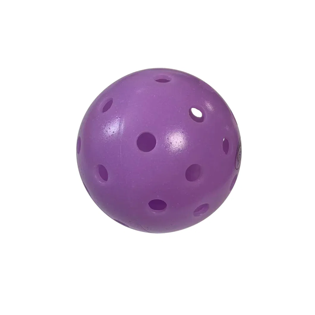 Outdoor Pickleballs 40 Hole Pickleball Balls for All Types of Pickleball Paddles