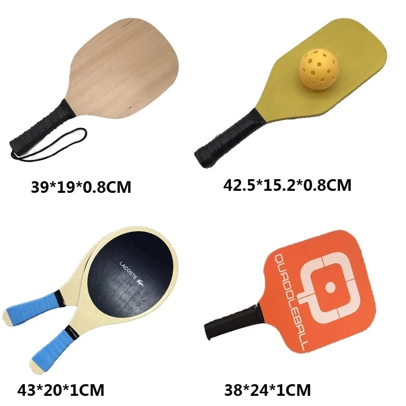 Customized Printing Cheap Poplar Wood Pickleball Paddle for Beginners