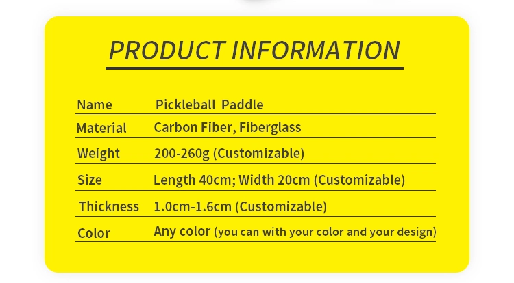 PA Injection Molding Custom Manufacturer PP Racquet Pickleball