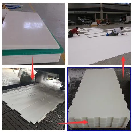 China Source Factory Customized Synthetic Ice Tiles for Ice Skating