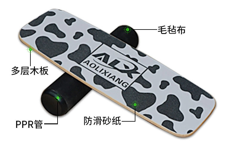 New Design Exercise Balance Board Wood Balance Board for Snowboard Hockey Training