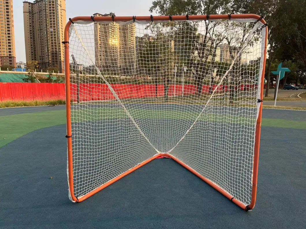 Durable Steel Lacrosse Goal - Full Size 6FT X 6FT Net