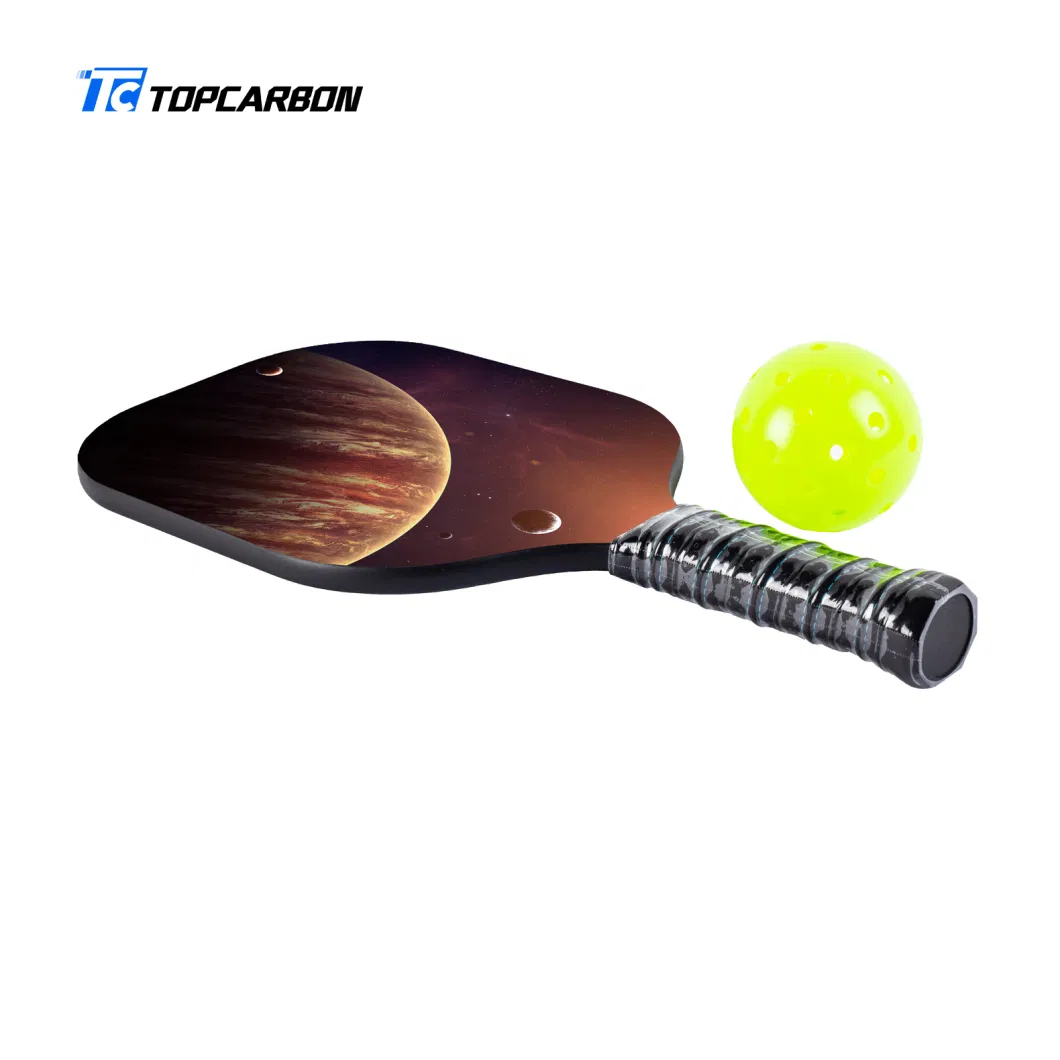 High-Quality Hot Selling Usapa Approved Integrated Edgeless Aramid Core Carbon Fiber Pickleball Paddle