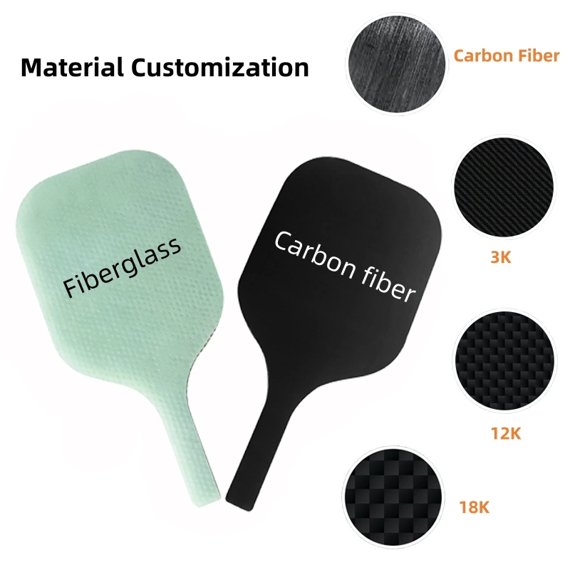 OEM Set of 4 Pickleball Paddle Usapa Pickle Ball Carbon Fiber Pickleball Paddle