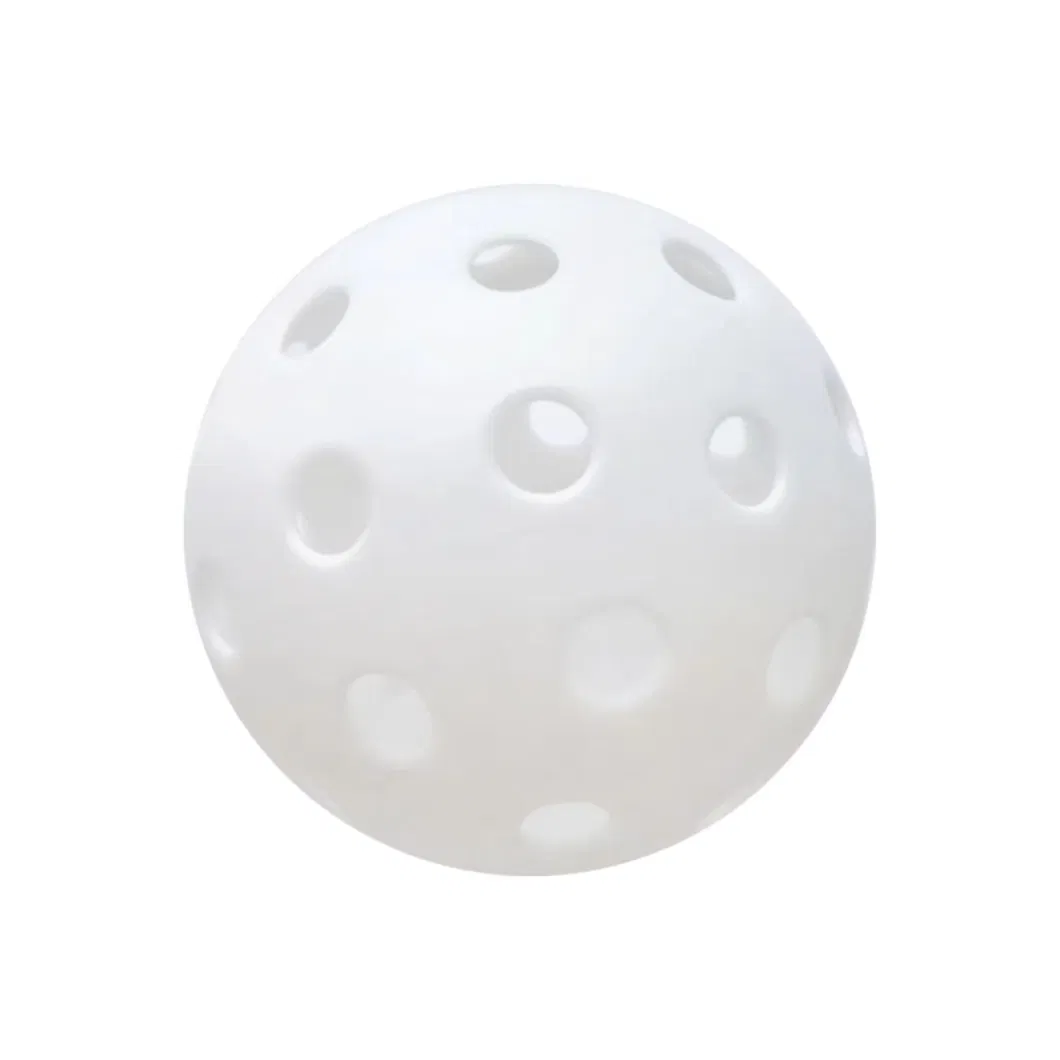 40-Hole Pickleball Balls for Outdoor Play, Optic Yellow Color