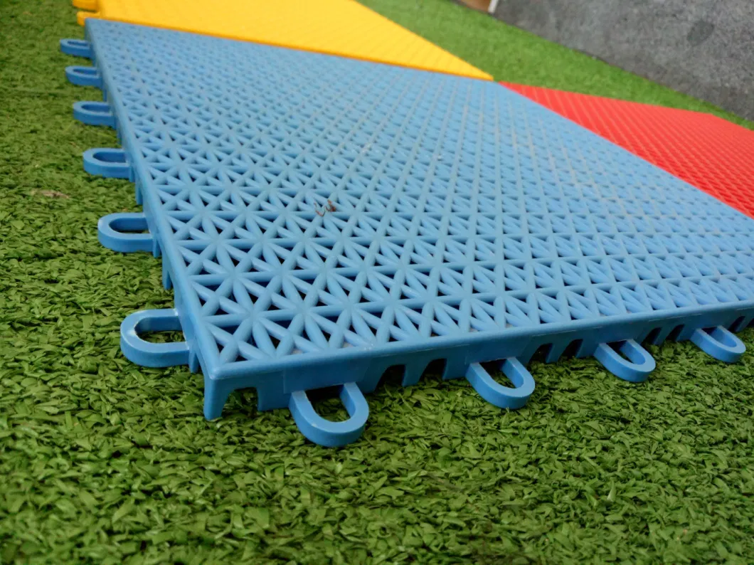 Cheap Price Outdoor Interlocking Plastic Floor Tiles for Basketball Court Basketball Futsal Hockey Tennis Court Intelligent PP Tiles Portable Plastic Flooring