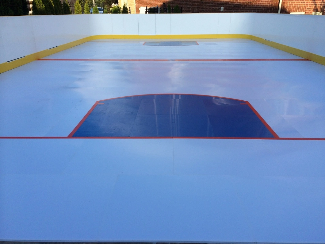 Factory Direct Sale PE Artificial Ice Hockey Tiles/Synthetic Ice Skate Rink