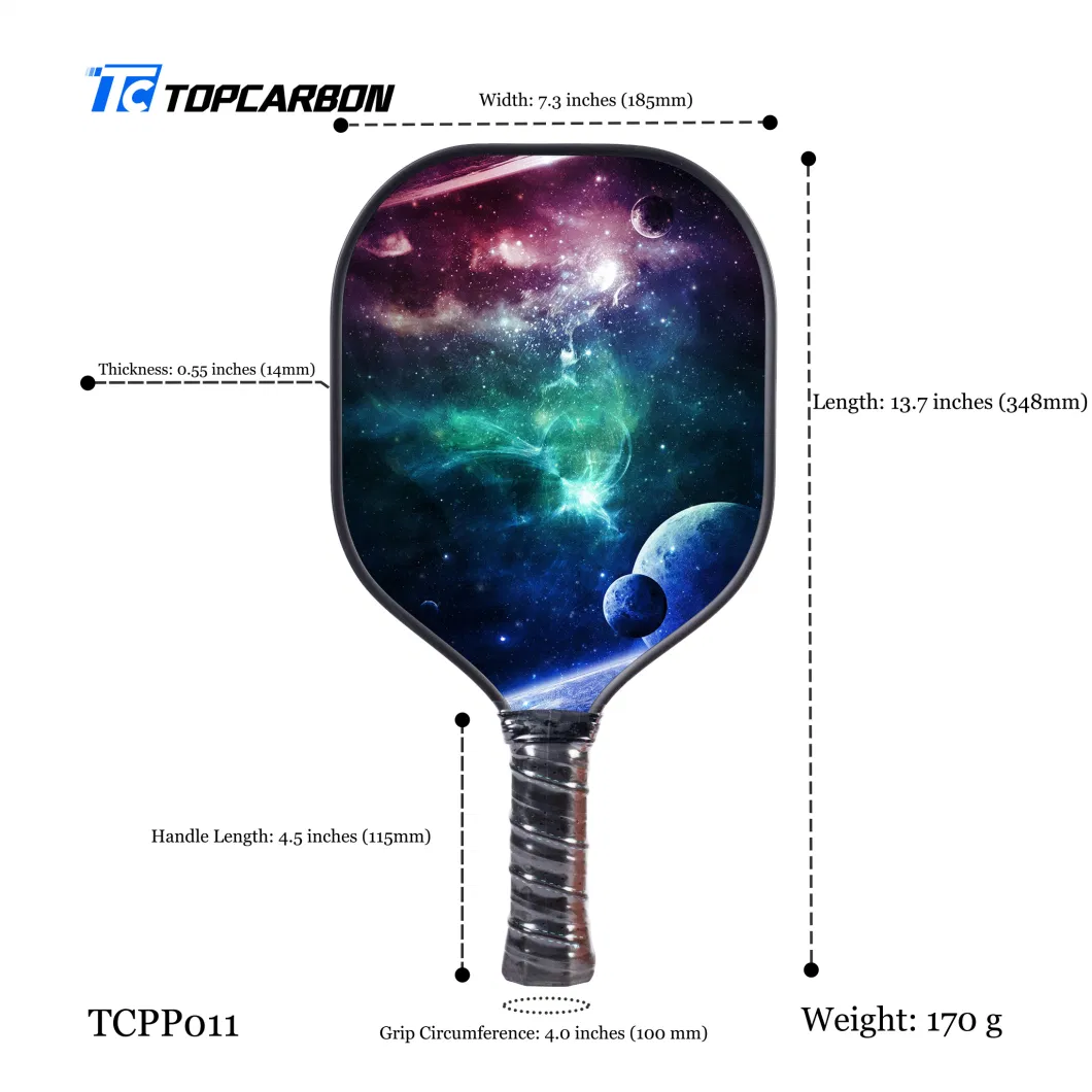 China Supplier Lightweight Premium Graphite Pickleball Paddle for Junior