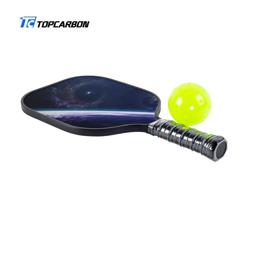 High-Quality Hot Selling Usapa Approved Integrated Edgeless Aramid Core Carbon Fiber Pickleball Paddle