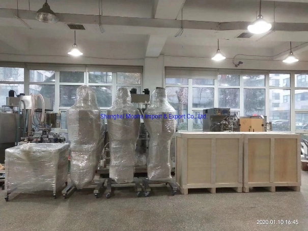 Triangle Tea Bag Packing Machine Shanghai Nylon Herbal Double-Layer Package Machine Inner &amp; Outer Herbage Particle Mixed Filling &amp; Sealing Machine Packer