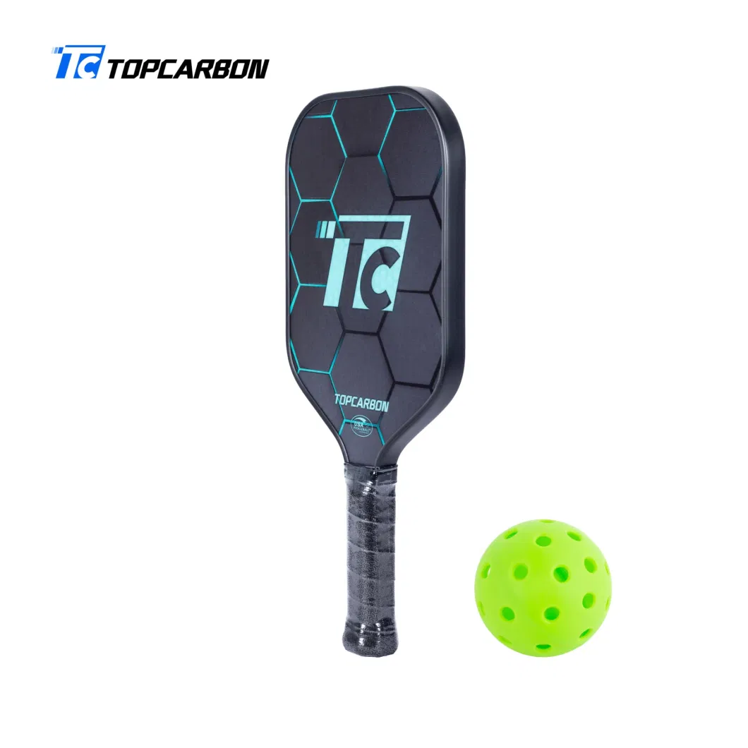 High-Level Polypropylene Honeycome Core Fiberglass UV Printing Usapa Approved Pickleball Paddle Rackets