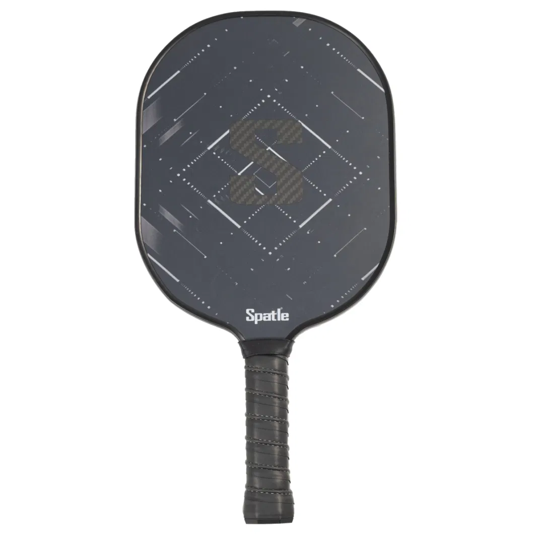 Thermoform Edgeless Unibody Design Open Throat T700 Carbon Fiber Power Air Pickleball Paddle