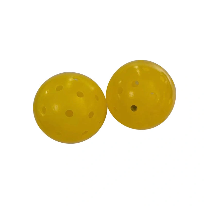 Uniker Sport Usapa Approved 40 Holes Outdoor Pickleball Ball Yellow