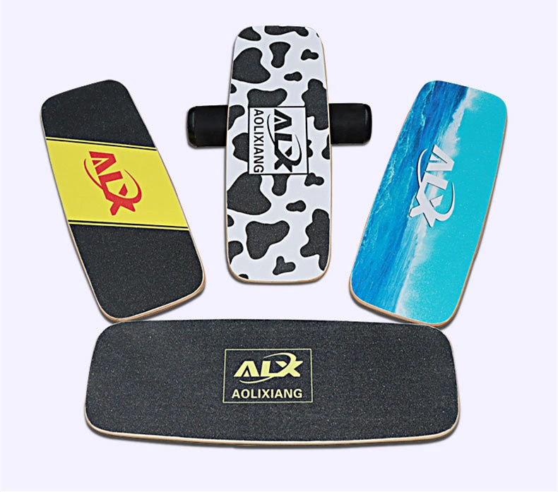 New Design Exercise Balance Board Wood Balance Board for Snowboard Hockey Training