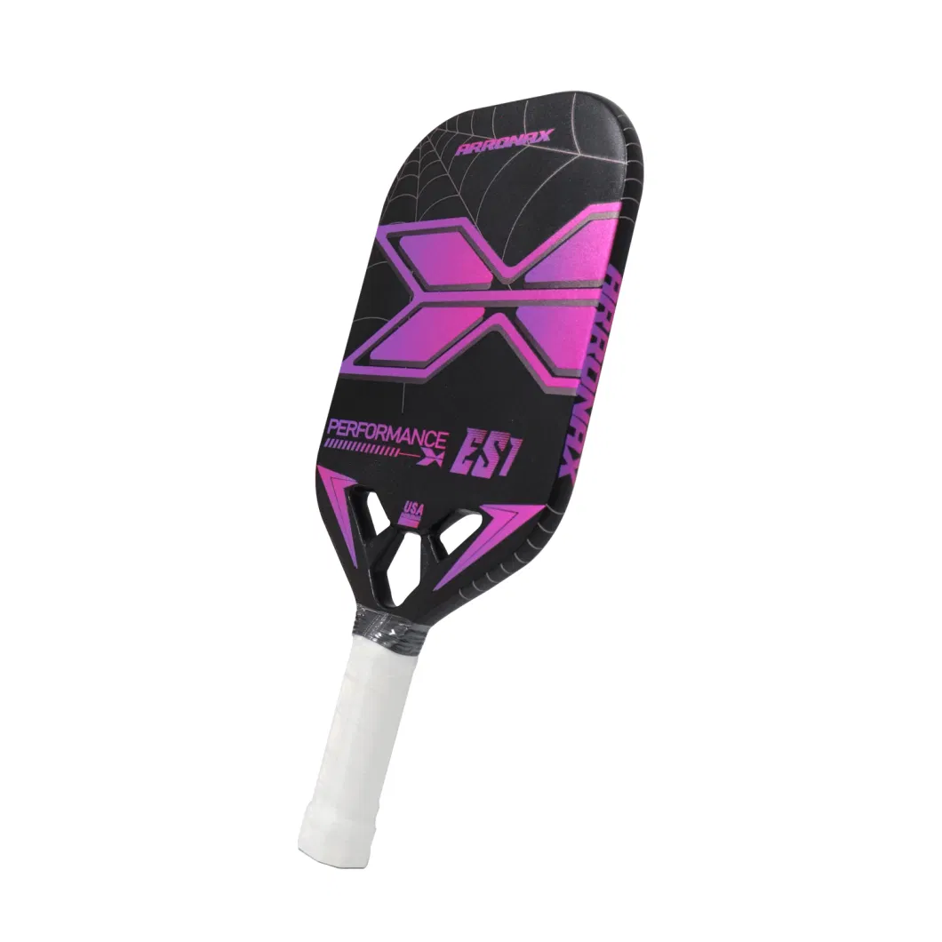 16mm Edgeless Model Triple Core Carbon Fiber Friction Skin Pickleball Paddle Usapa Approved