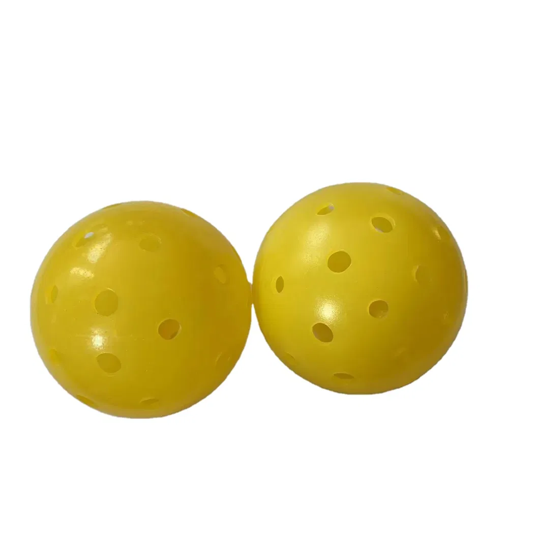 Pickleball Balls Outdoor Usapa Specifications 40 Holes Pickleball Balls Yellow