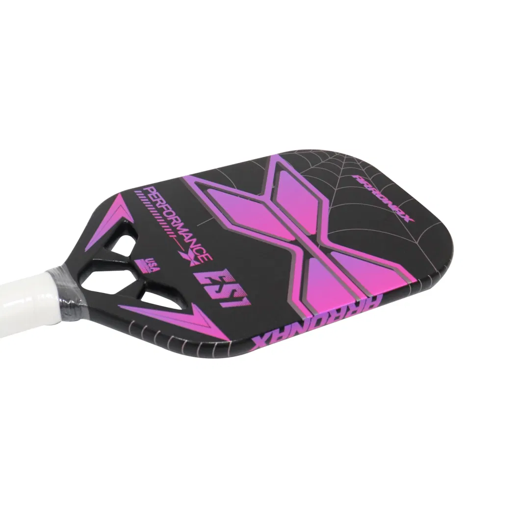 16mm Edgeless Model Triple Core Carbon Fiber Friction Skin Pickleball Paddle Usapa Approved