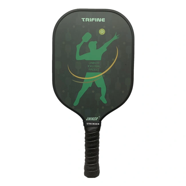 Pickleball Paddle Set Carbon Fiber Surface 4 Balls and 1 Pickleball Bag