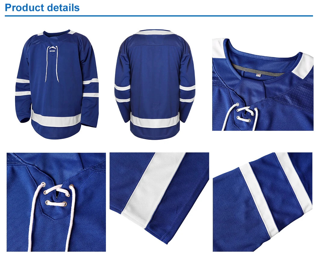 Wholesale ODM Service Sportswear Gear Plus Size Men Clothing Sublimation Ice Hockey Jerseys