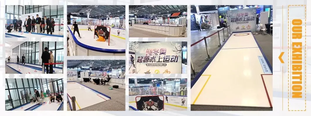 Cost-Effective Long Term Savings Over Other Price UHMWPE HDPE Portable Mobile Artificial Skating Tile Synthetic Ice Hockey Rinks Panel Flooring Tiles