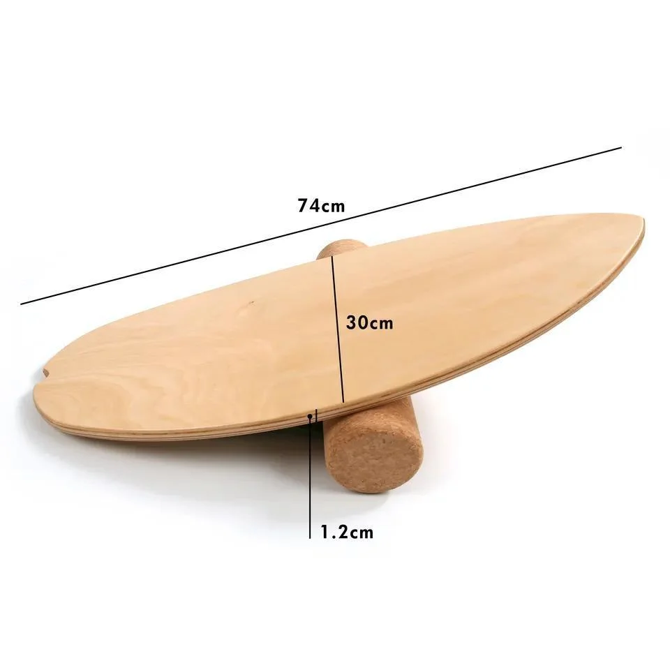 Fitness Maple Balance Board Skateboard Training Board