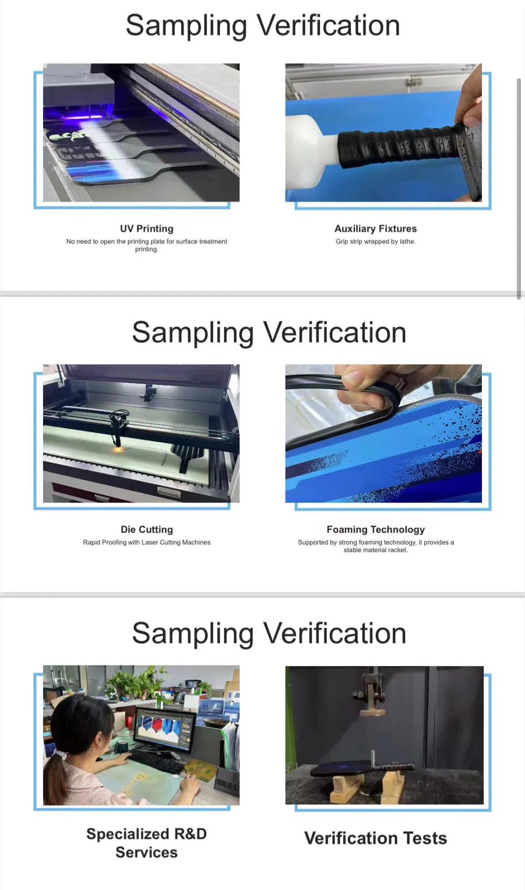 Glass Fiber Honeycomb Panel Pickleball Paddle Sport Training Competition Equipment Professional Manufacturer