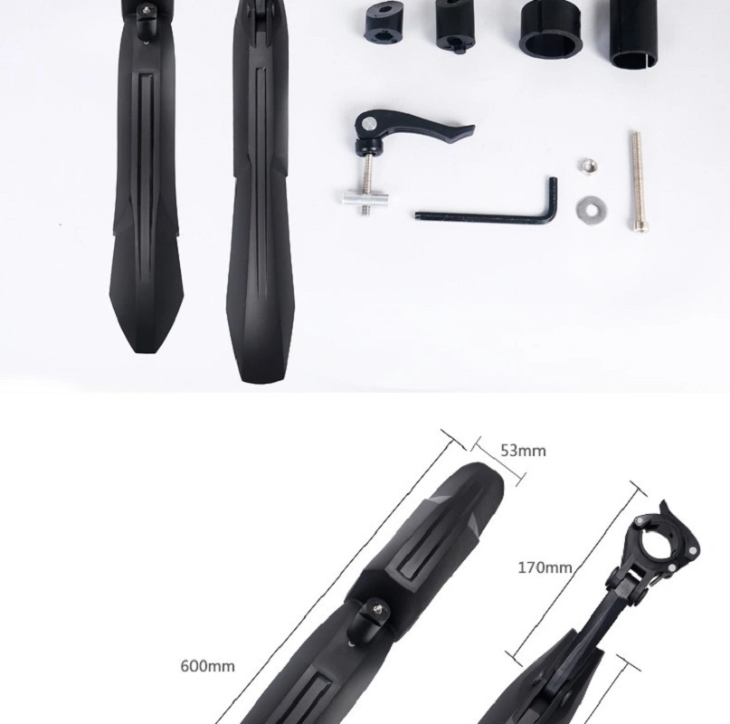 Bicycle Mudguard Front Rear Wheel Fenders Mud Wing Handy Mount Wbb14447