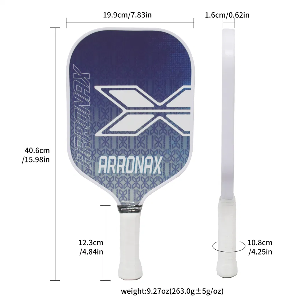 Lightweight Fiberglass PP Core Paddle Racket Custom Usapa Pickleball Paddle Thermoformed Cold Press