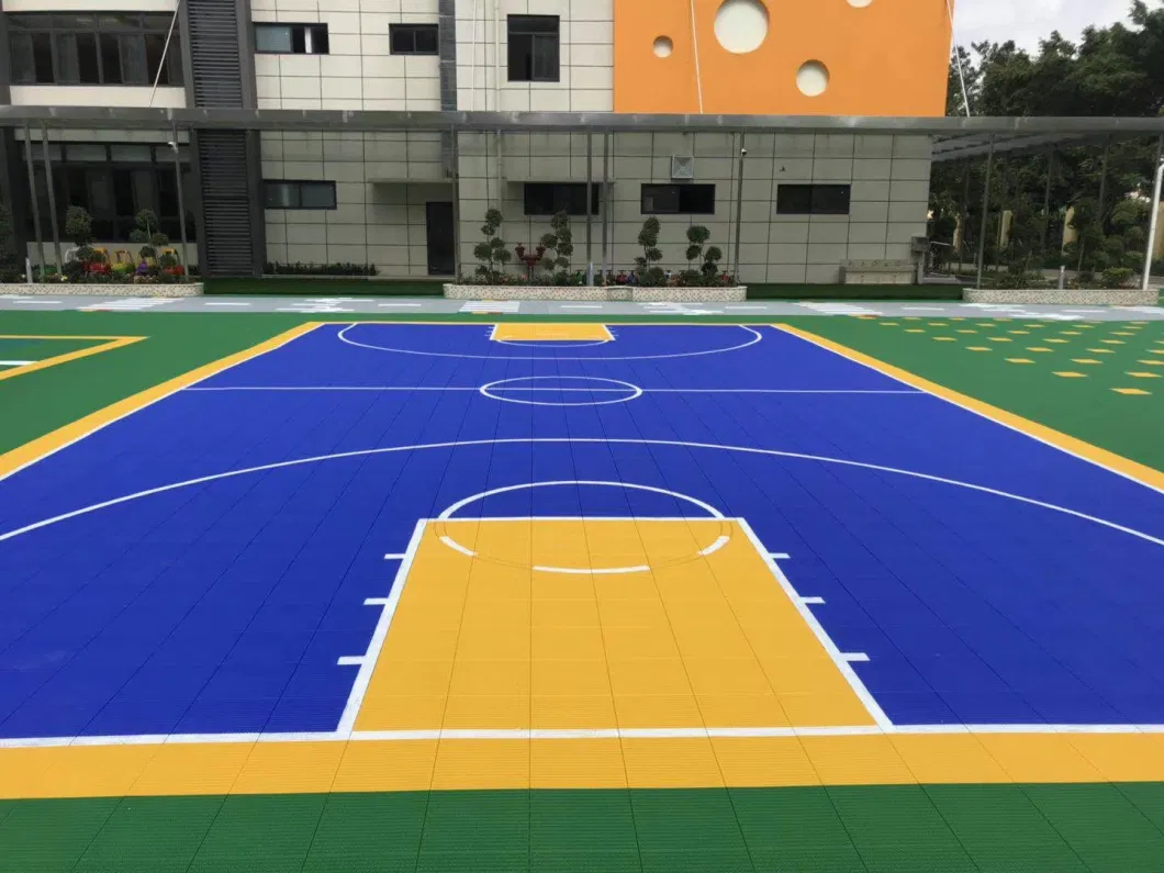 Cheap Price Outdoor Interlocking Plastic Floor Tiles for Basketball Court Basketball Futsal Hockey Tennis Court Intelligent PP Tiles Portable Plastic Flooring