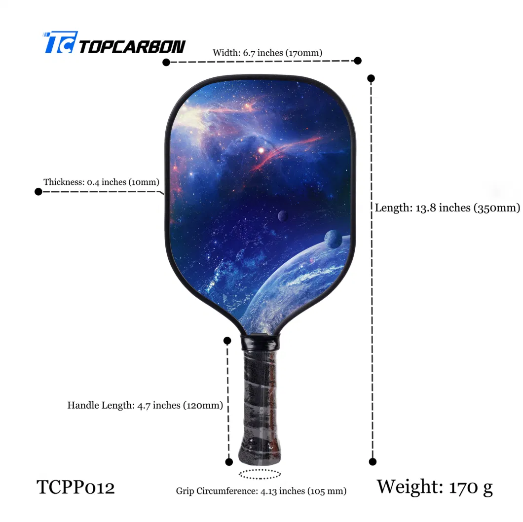 China Supplier Lightweight Premium Graphite Pickleball Paddle for Junior