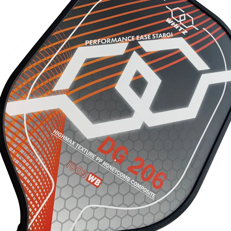 Pickleball Paddle Feature a Graphite Face and Polymer Honeycomb Core Pickleball Racket