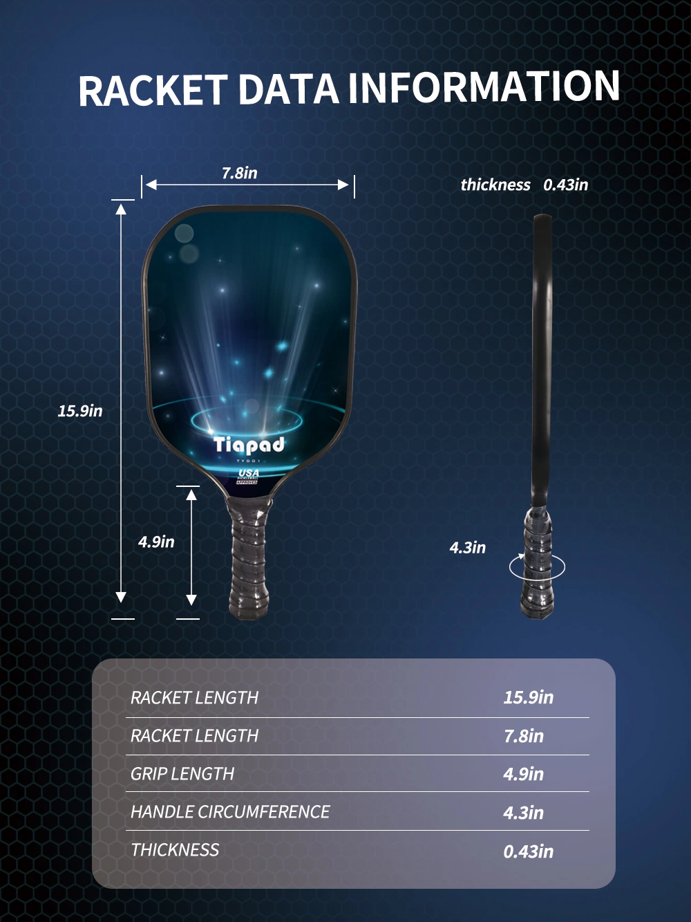 Spot New Products Usapa Spot Product PRO Customized New Pickleball Paddles