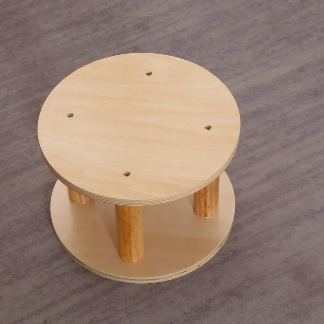 Factory Hot Selling Wooden Stool Shape Balance Board for Children