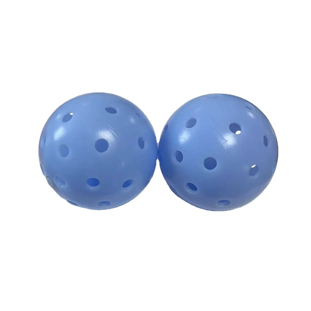 Outdoor Pickleballs 40 Hole Pickleball Balls for All Types of Pickleball Paddles