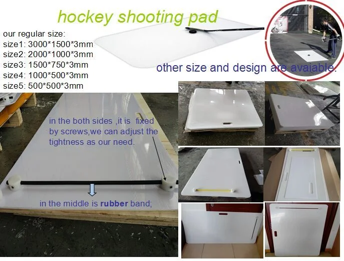 HDPE Plastic Hockey Practice Slide Board